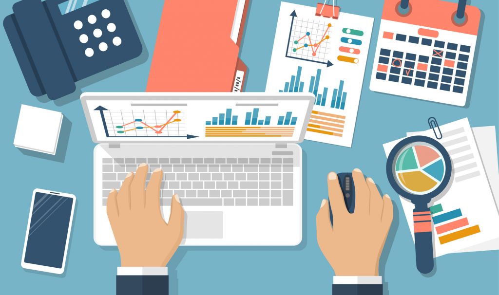 business software mockup